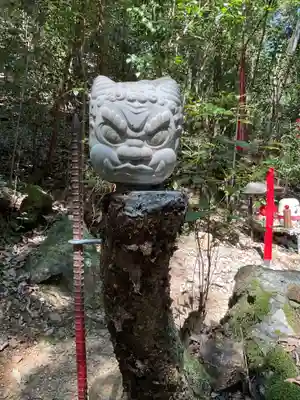 不動明王堂（不動明王の滝）の像