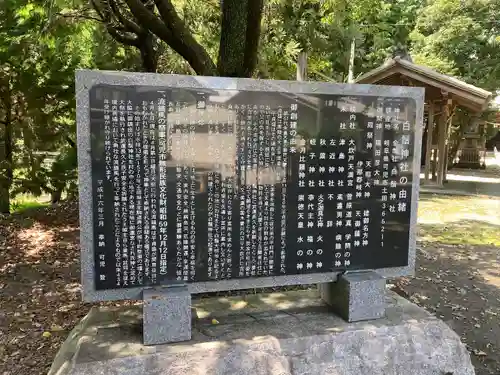 土田白鬚神社の歴史