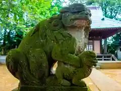 青砥杉山神社の狛犬