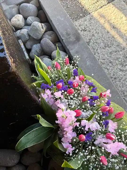 上尾御嶽神社の手水舎