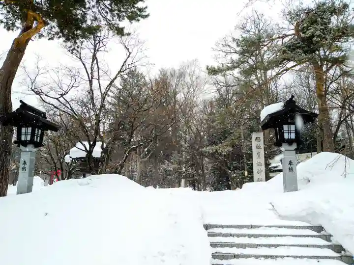 鷹栖神社の景色