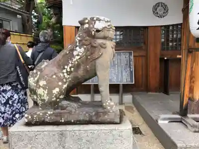水堂須佐男神社の狛犬