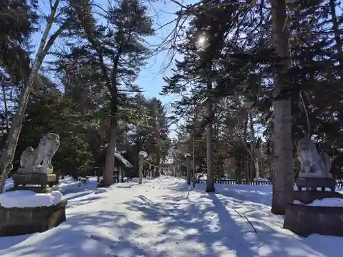 東川神社の景色