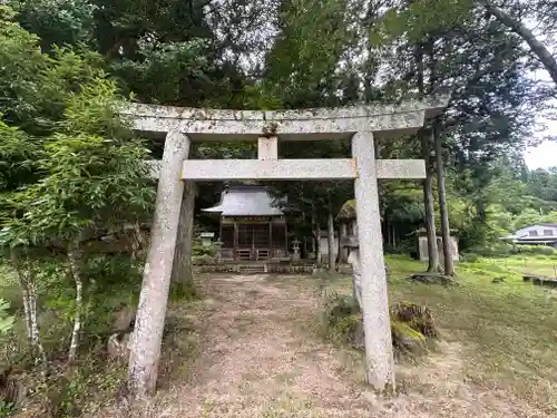 五社神社の鳥居