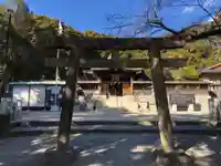 山口八幡社の鳥居