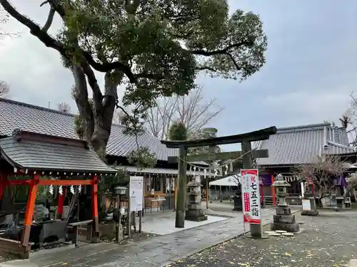 龍ケ崎八坂神社の鳥居