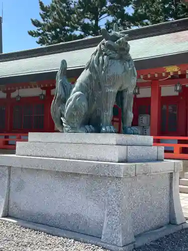 五社神社　諏訪神社の狛犬