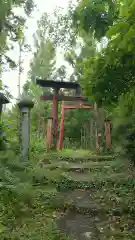 栗川稲荷神社の鳥居