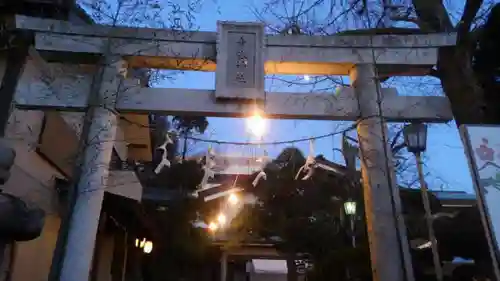 青砥神社の鳥居