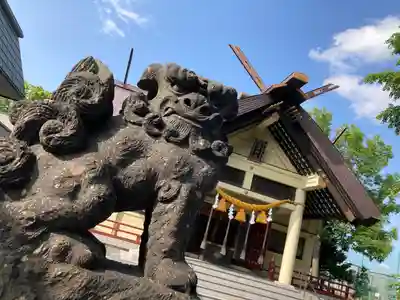 江南神社の狛犬