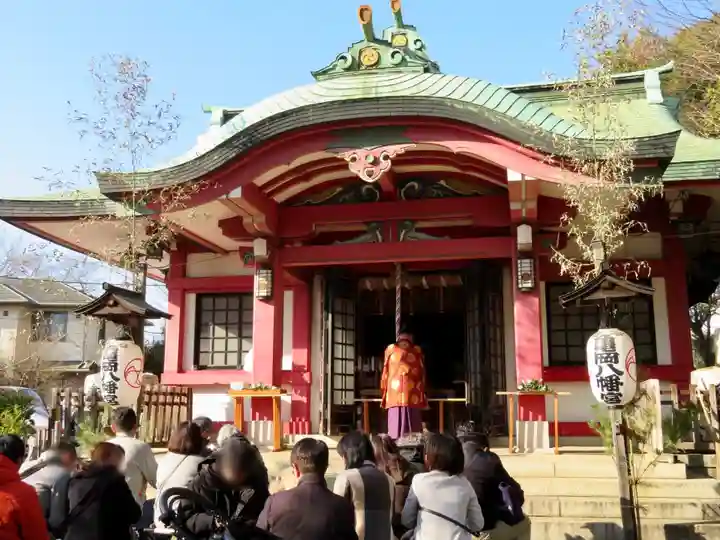 市谷亀岡八幡宮の本殿・本堂