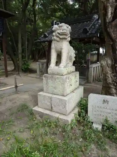 蜂田神社の狛犬