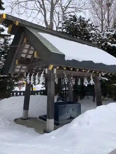 篠路神社の手水舎
