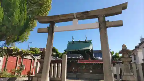 野田恵美須神社の鳥居