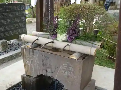 貫井神社の手水舎