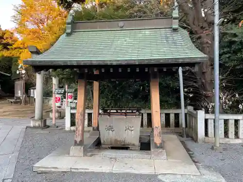 赤羽八幡神社の手水舎