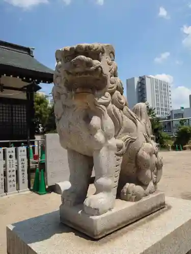 敷津松之宮　大国主神社の狛犬