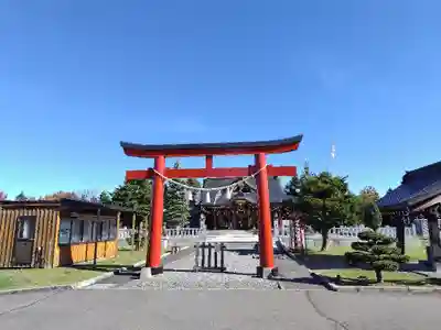 美瑛神社の鳥居