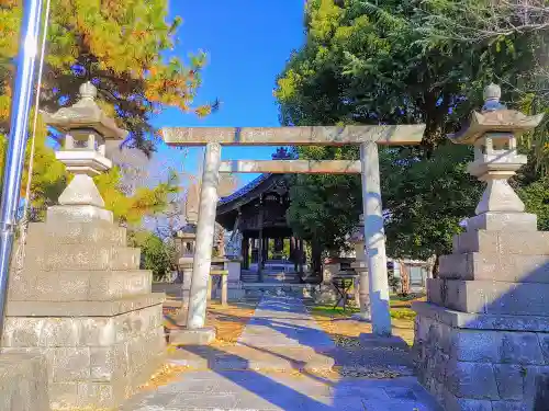 神明社（持中神明社）の鳥居