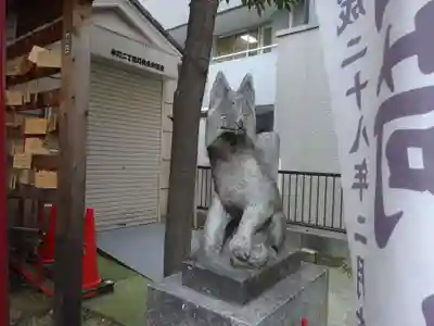 川崎稲荷社の狛犬