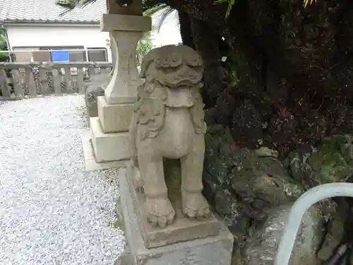 叶神社 (西叶神社)の狛犬