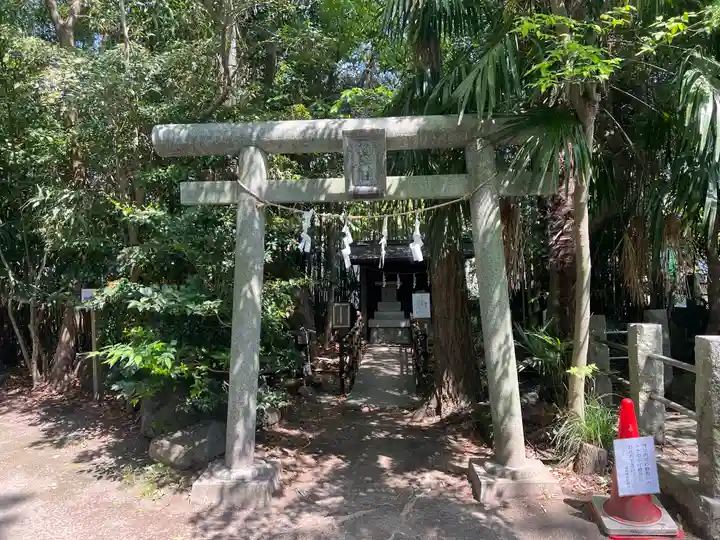 篠崎浅間神社の鳥居