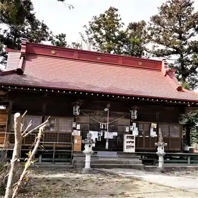 岡部春日神社～👹鬼門よけの🌺花咲く🌺やしろ～の本殿・本堂
