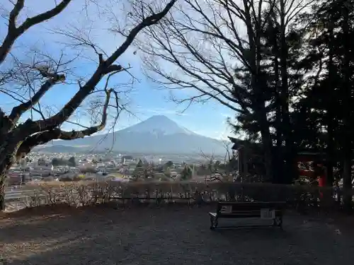 新倉富士浅間神社の景色