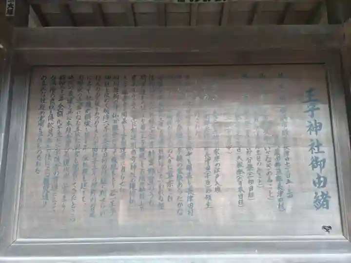 長津田王子神社の歴史