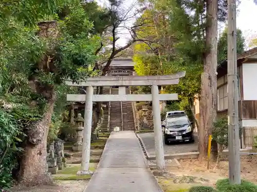 松江城山稲荷神社の鳥居