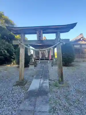 網戸神社の鳥居