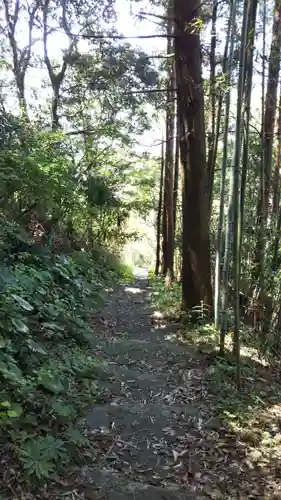 帝釈山女神社の自然