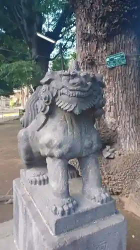 西向天神社の狛犬