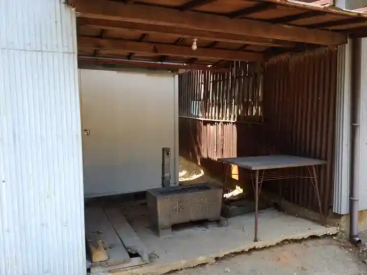 神明社(上切神明社)の手水舎