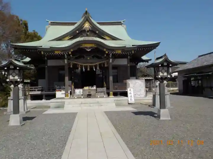 龍口明神社の本殿・本堂