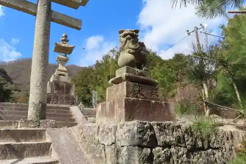 皇后八幡神社の狛犬