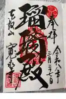 寛永寺不忍池弁天堂の御朱印