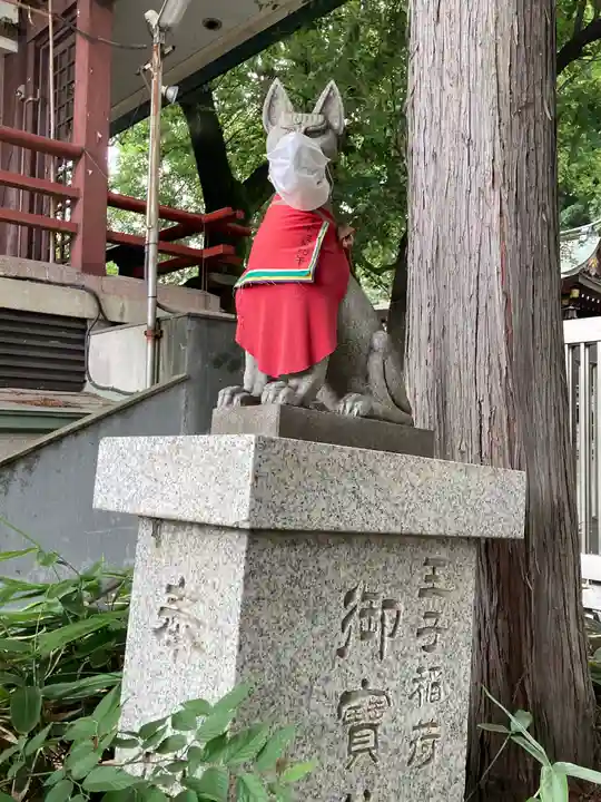 王子稲荷神社の狛犬