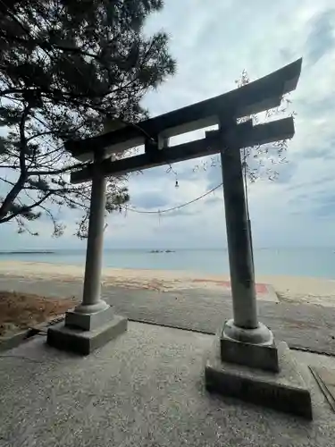 八幡奈多宮の鳥居