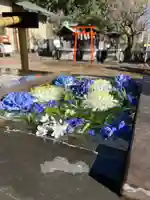 根岸八幡神社の手水舎