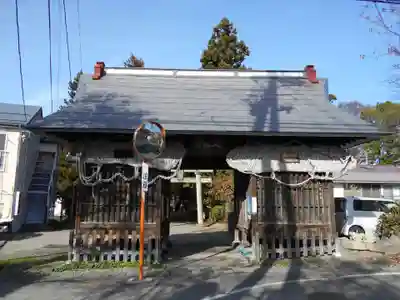一箕山八幡神社の山門・神門