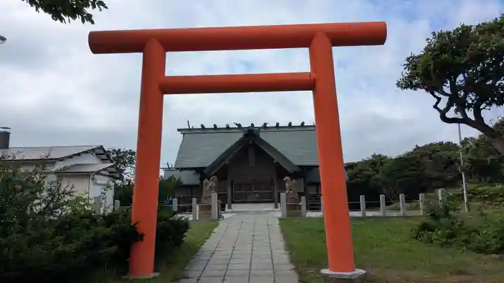 天塩厳島神社の鳥居