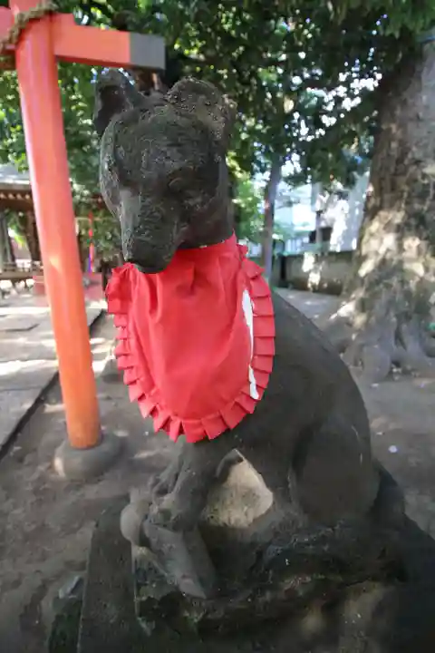 松庵稲荷神社の狛犬