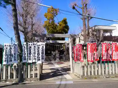 白山社(児玉白山社)の鳥居