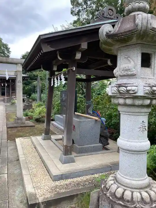 稲荷神社の手水舎
