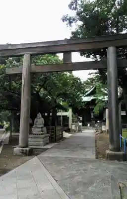 荏原神社の鳥居