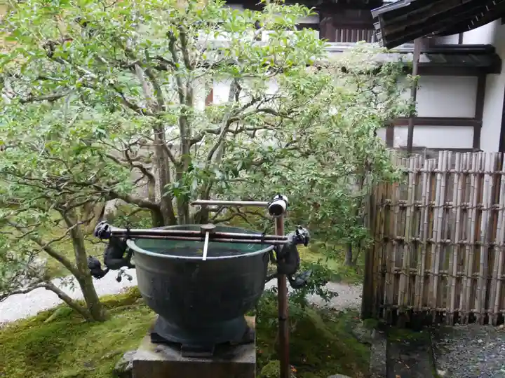 御寺 泉涌寺の手水舎