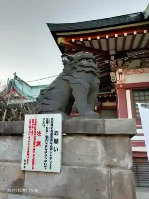 諏訪神社の狛犬