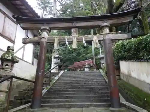 栗溪神社の鳥居