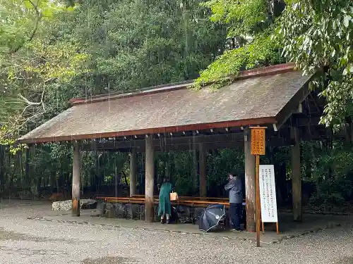伊勢神宮内宮（皇大神宮）の手水舎